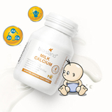 澳洲进口Bio Island宝宝钙片乳钙婴幼儿液体钙软胶囊90粒儿童补钙
