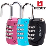 锐赛特RESET密码锁RST-037四位金属旅行箱包抽屉衣柜密码锁挂锁