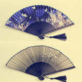 精品中国风礼品扇折扇日式可爱女夏天扇子和风古风跳舞蹈折叠小扇