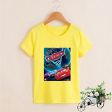 Cars3 T-shirt汽车总动员亲子装t恤女大儿童夏装赛车衣服男童短袖