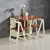 施富娜餐桌宜家伸缩桌子折叠餐桌椅组合实木长方形小户型饭餐台