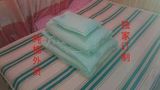 儿童幼儿园三件套婴儿床套件纯色纯棉外贸原单波点床品特价包邮