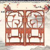 明清古典红木家具 非洲黄花梨木龙头博古架组合 中式实木陈列架