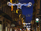 户外街道灯光亮化装饰 圣诞节灯饰布置 商业步行街美陈装饰定制