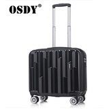OSDY新品商务万向轮拉杆箱旅行箱男女18寸电脑箱密码行李箱登机箱