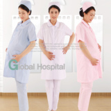 孕妇医护士服白大褂白色夏装短袖冬装长袖医生护士孕妇装工作制服