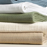 外贸美国RLL空调毯子双人夏季沙发纯棉线毯特价美式编织休闲盖毯