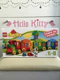 乐高LEGO立体拼插积木玩具 大颗粒德宝创意系列 10558 数字小火车