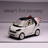 SMART原厂 Spark代工 1:43 smart forjeremy 奔驰smart 限量版