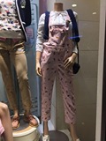 小熊专柜正品代购2016春新品女装休闲背带裤TTTC61102B
