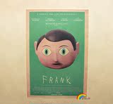 Frank 弗兰克 电影海报 摇滚海报 酒吧咖啡馆学生宿舍装饰挂画