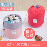 旅行韩国圆筒大容量防水化妆包可爱简约女生便携整理化妆品洗漱包