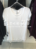 HM H&M专柜正品代购 女装经典百搭款纯色口袋垂感短袖T恤 多色