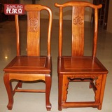 代尔立家具 厂家直销中式仿古典红木 菠萝格木实木餐椅子 YL餐椅
