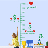 儿童房宝宝身高尺幼儿园成人量身高贴纸装饰画简约可移除墙贴