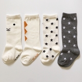 韩版春夏秋宝宝袜儿童棉袜空调袜男童女童婴儿中筒袜堆堆袜0-6岁
