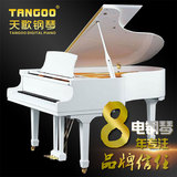 TANGOO天歌 电钢琴88键重锤 专业触感键盘 158三角白色烤漆钢琴