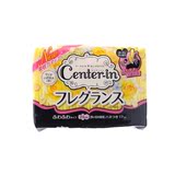 日本正品 尤妮佳CENTER-IN 纯棉超薄日用卫生巾 24cm17片/黄色
