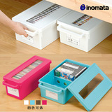 日本进口INOMATA创意高档CD盒光盘DVD碟片PS4游戏防尘收纳盒