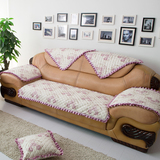 现代简约防滑皮沙发垫欧式布艺坐垫子贵妃组合沙发套沙发罩巾加厚