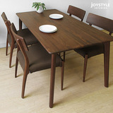 正品促销白橡木家具餐桌纯实木长方形餐桌椅组合定做尺寸简约桌子