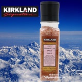 包邮美国进口Kirkland喜马拉雅山岩盐 玫瑰粉红盐 带研磨器368.5g