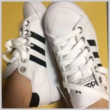 现货 澳门代购 阿迪三叶草休闲运动帆布鞋S78765小白鞋包邮Adidas