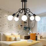 个性客厅卧室吸顶灯美式餐厅灯创意现代简约北欧书房吊顶灯工业风
