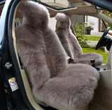 汽车座垫 冬季纯羊毛坐垫 正副驾驶单座 全长毛单靠 前排一个