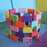 幼儿园活动区角区域建构区早教玩具*软体EVA大块积木砖泡沫砖块