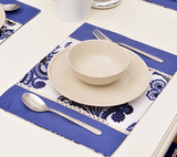 棉麻餐桌加厚现代中式碎花特色餐垫西餐民族风布艺隔热垫高档杯垫