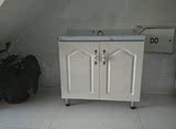 简易厨柜单体橱柜 碗柜 不锈钢台面橱柜大理石台面 灶台柜包邮