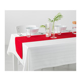 上海宜家IKEA代购马里特 纯色长桌布桌旗130x35cm八色红蓝黑紫绿