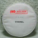 Chanel 香奈儿 专柜限量版 白色圆形化妆包 小布包 手拿零钱包