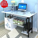个性中学生台式电脑办公学习写字书桌子 小户型家用房间特价韩式