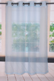 2条包邮漂亮半透窗纱1.27*1.6米高隔断帘小窗纱橱帘外贸出口特惠