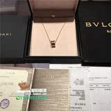 Bvlgari/宝格丽 玫瑰金黄金白金 三环弹簧项链 香港专柜正品代购