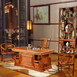 中式仿古红木茶几功夫实木茶台茶艺桌客厅大小户型茶桌椅组合家具