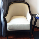 壹玖柒陆定制单人休闲椅现代中式单人椅小户型沙发椅超舒适经典椅