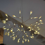 现代Moooi 简约创意艺术个性客厅餐厅卧室LED萤火虫树叶吊灯灯具