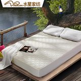 水星家纺床垫床褥子正品 白色双人床笠款式席梦思保护垫 床上用品