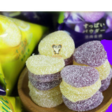 香港代购 日本进口kanro pure  弹力心型果汁柠檬葡萄软糖 159g