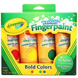 绘儿乐 儿童颜料手指画颜料4色可水洗安全无毒
