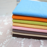 糖果色纯色全棉儿童棉布 手工布艺diy面料布组 8色素色水洗棉布料