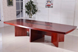 会议桌长桌办公桌椅组合简约现代油漆实木贴皮培训桌洽谈桌开会桌
