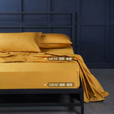 外贸美式长绒棉美棉60支纯棉纯色单件床单床笠细腻柔软床上用品