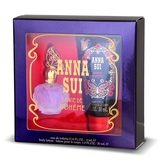 Anna sui/安娜苏波西米亚紫蝶恋浪漫女士香水5ML+身体乳30ML套装