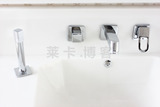 全铜浴室柜四件套配套面盆洗手盆水龙头冷热入墙式分体新品