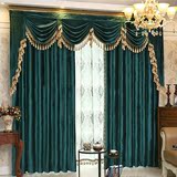意大利绒窗帘成品客厅大气卧室全遮光纯色丝绒布料厚欧式简约特价