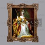 228*168超大奢华油画框欧法式皇室金色宫廷维多利亚女王国王大堂